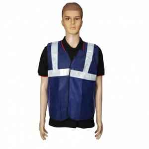 Star 2 inch XXL Net Type Blue Reflective Safety jacket, KL-2NB