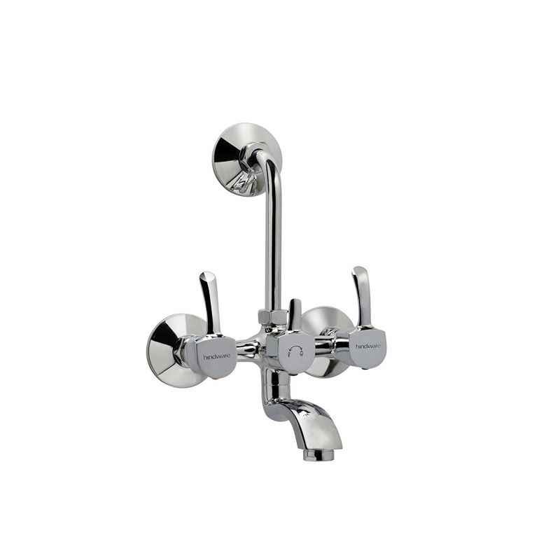 Hindware F230018CP Cornice Metal Wall Mixer Provision For Over Head Shower (Chrome)