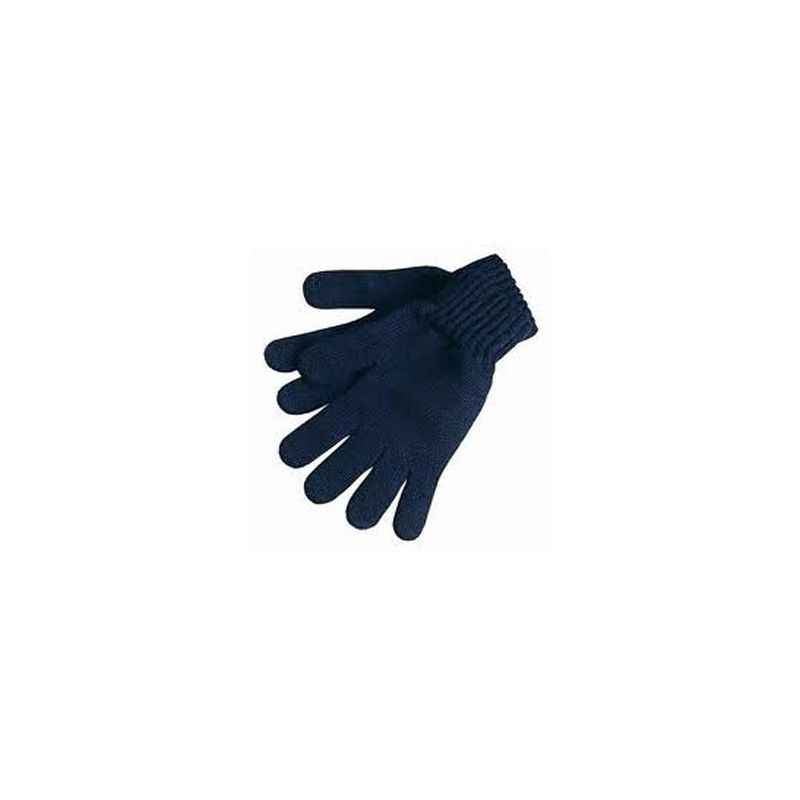 SRTL 40 g Blue Cotton Knitted Hand Gloves (Pack of 100)