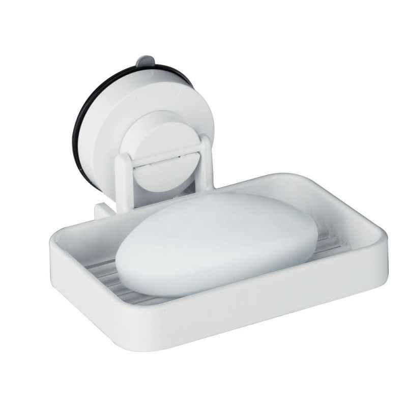 Bathla White Soap Dish, Dimensions: 130x80x120 mm