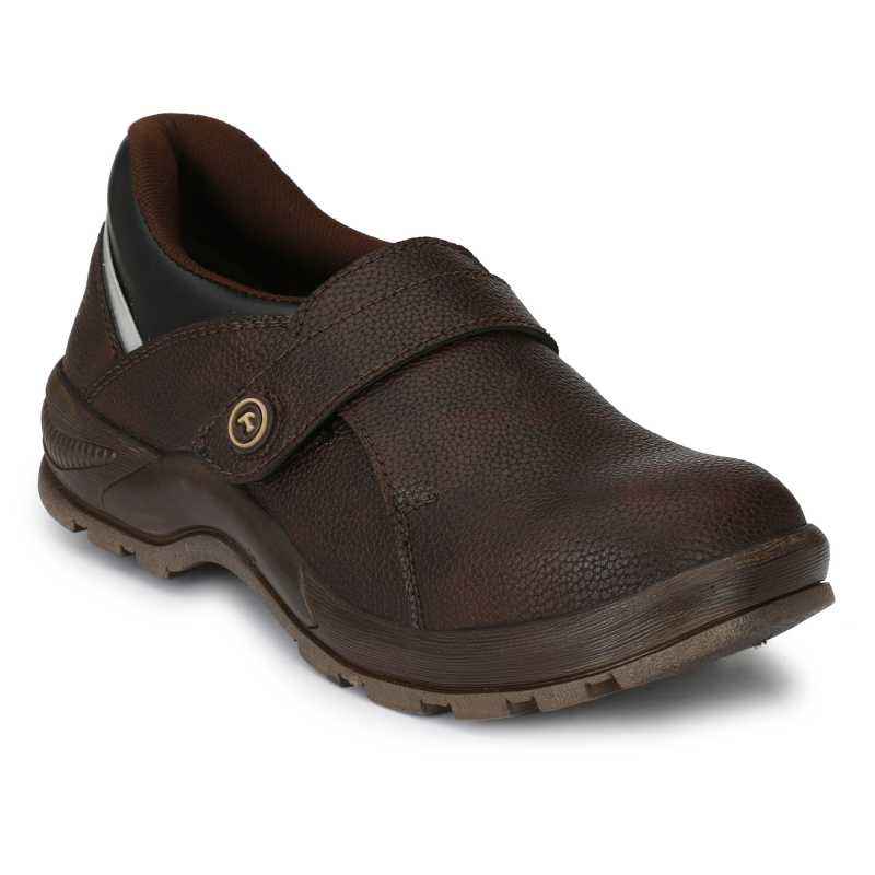 Timberwood TW11 Low Ankle Brown Steel Toe Work Safety Shoes, Size: 10