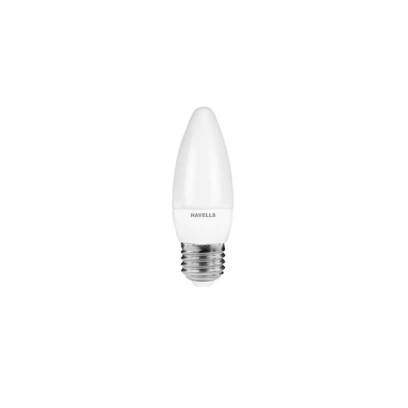 Havells 3W E-27 Warm White Lumeno LED Candle Bulb (Pack of 8)