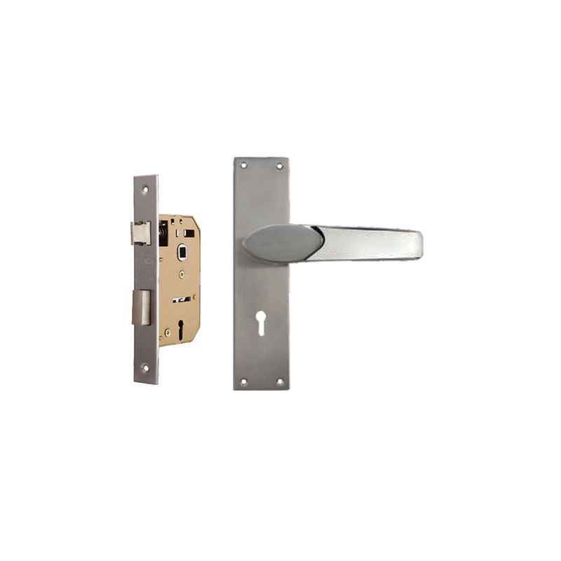 Plaza Verna 65mm Mortice Lock with Stainless Steel Handle & 3 Keys