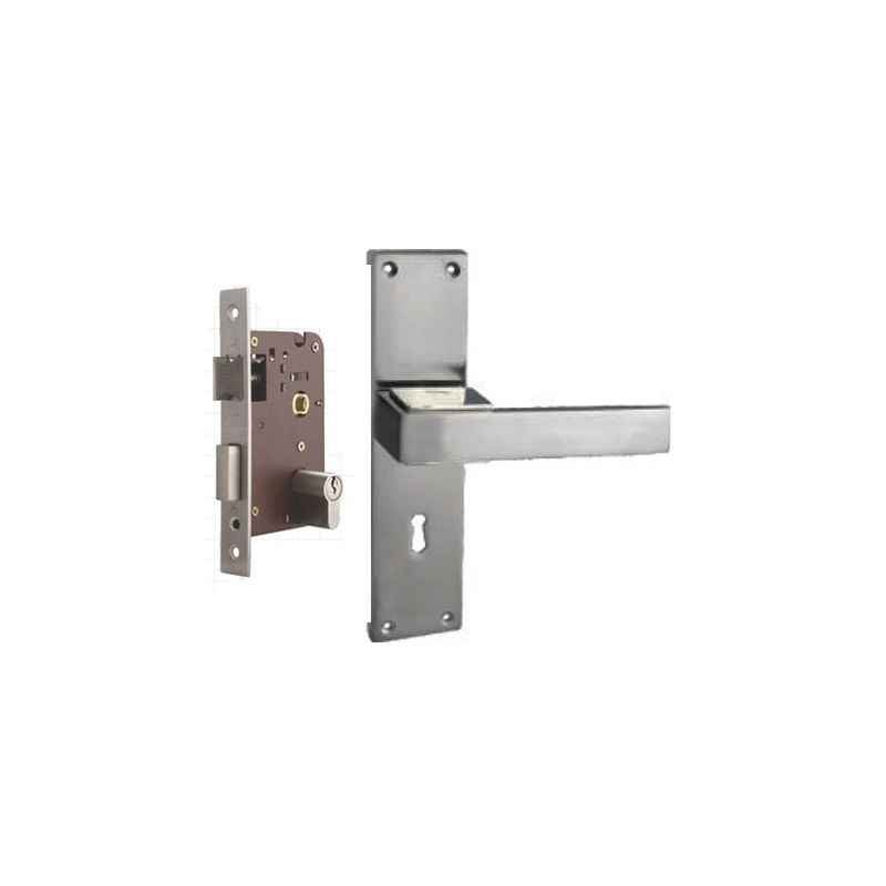 Plaza Aspire Stainless Steel Finish Handle with 200mm Pin Cylinder Mortice Lock & 3 Keys