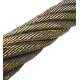 Mahadev 24mm FMC Ungalvanised Steel Wire Rope, Size 6x36, Length: 50 m