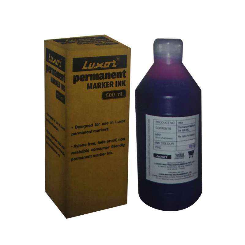 Luxor 500ml 993 Black Permanent Marker Ink