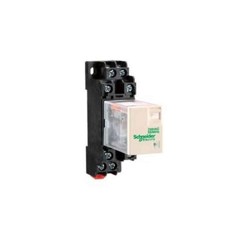 Schneider Electric 5A 36VDC Plug in Miniature Relay with LED, RXM2LB2CD