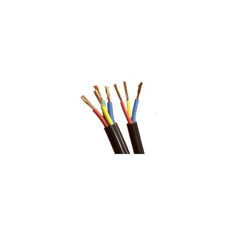BCI 100 m PVC Insulated and PVC Sheathed Copper Round Flexible Cable 4 Core, Size: 16 sq mm