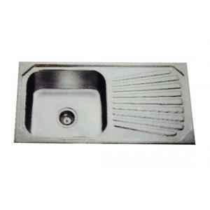 Jayna Jupiter SBSD 02 Glossy Sink With Drain Board, Size: 37 x 18.5 in