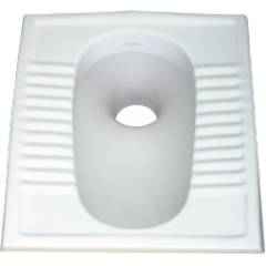 Cera Orissa Squatting Pan, 2878 (OR), Colour: Snow White