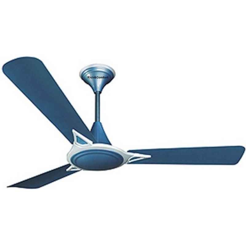 Rich & Comfort Winter 400rpm Blue Ceiling Fan, Sweep: 1200 mm