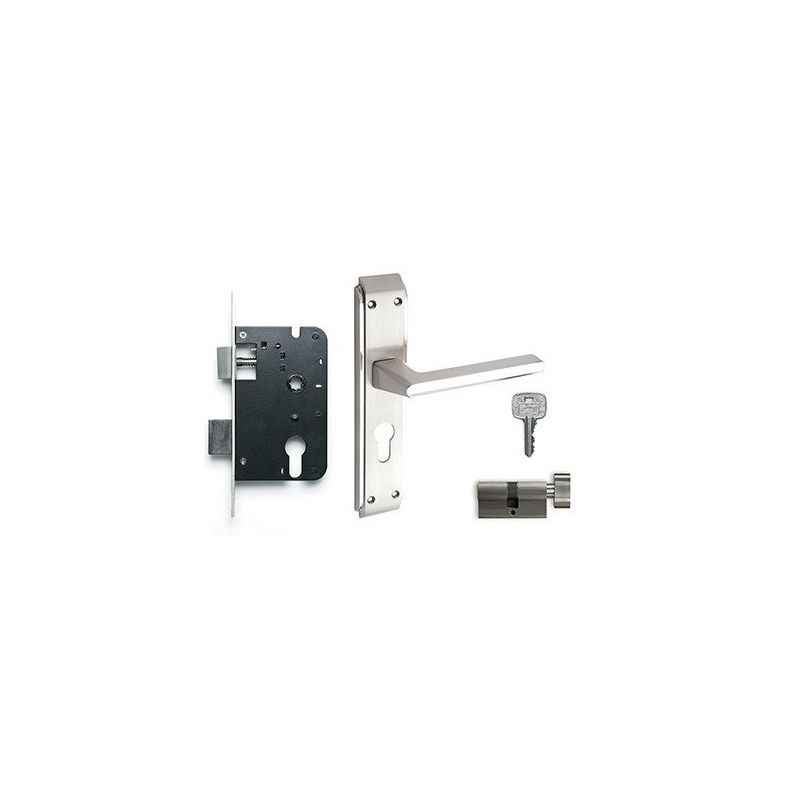 Godrej NEH 05 200mm 1CK Door Handle with Lock Set, 7111
