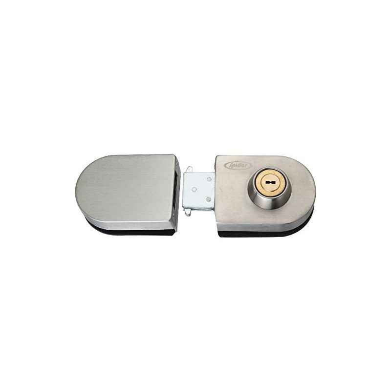 Spider Glass Double Door Lock with 3 Brass Computer Wave Keys, GDL02