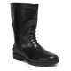 Hillson 11 Inch Chota Hathi Plain Toe Black Work Gumboots, Size: 6