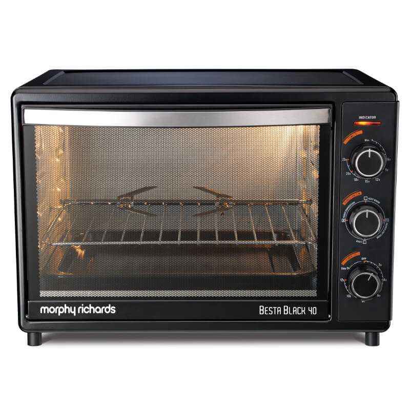 Morphy Richards 40 Litre Besta Black Oven Toaster Griller