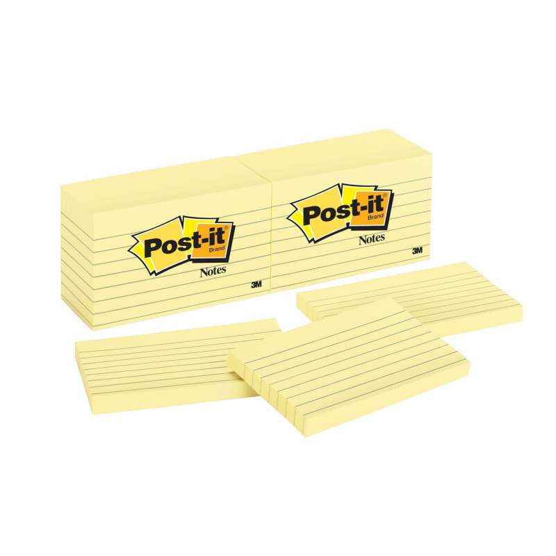 3M Post-it 5 Inch Yellow Notes, IE810100651 (Pack of 2)