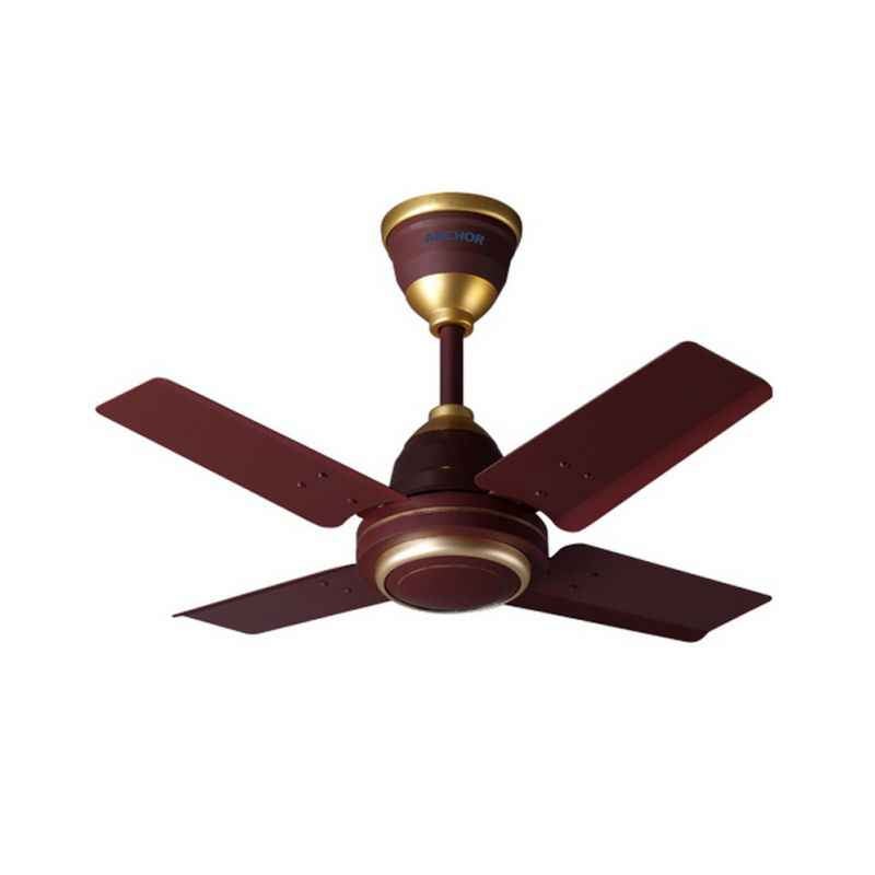 Anchor Lamini Brown 900rpm Ceiling Fan, Sweep: 600 mm