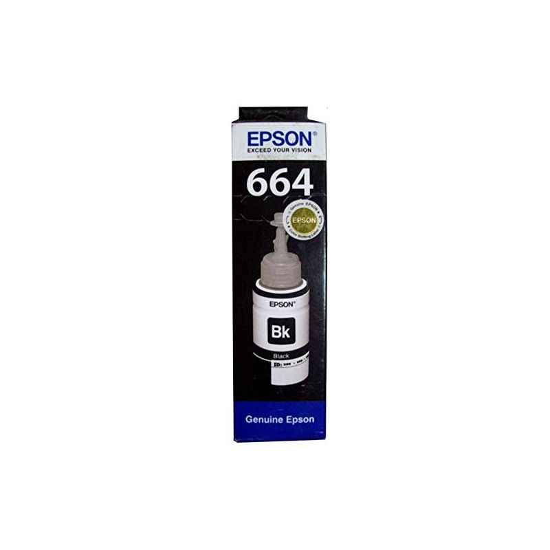 Epson 664 Ink Black Bottle (Pack of 3)