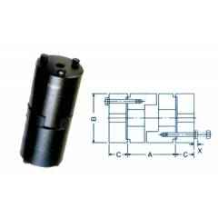 Fenner Essex Jaw Standard Spacer Coupling, Pilot Bore, Size: F095S, DBES: 90 mm