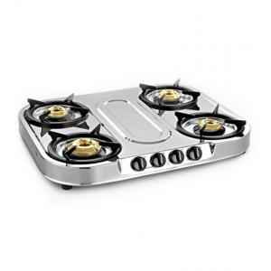 Sunflame Spectra Plus 4 Burner Stainless Steel Gas Stove