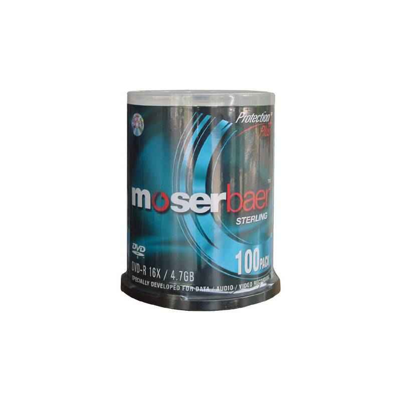 Moserbaer DVD-R Spindle (Pack of 100)