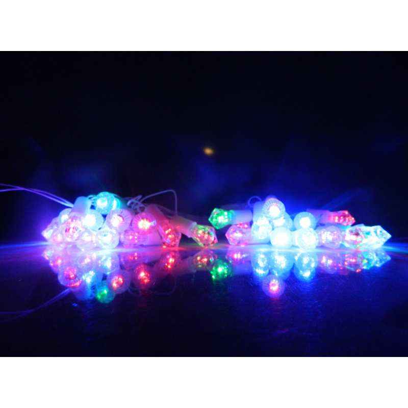 Tucasa Multi Colour Crystal Round Diamond LED String Light, DW-336