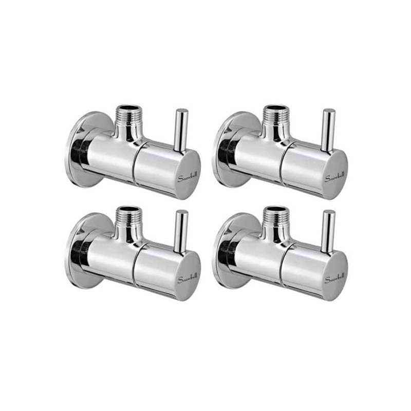 Snowbell Flora Brass Angle Faucet (Pack of 4)