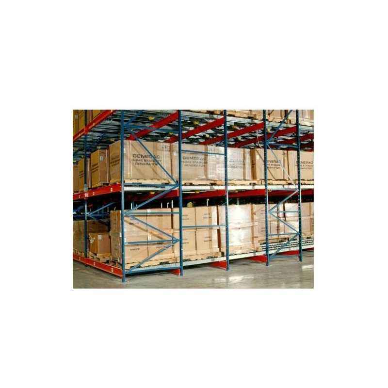 Mild Steel Orange Fifo Flow Racking System, Load Capacity: 1000-2000 kg/Layer