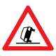 Asian Loto 3 mm Traffic Sign Bumpy Road Ahead Sign Board, ALC-SGN-16-900