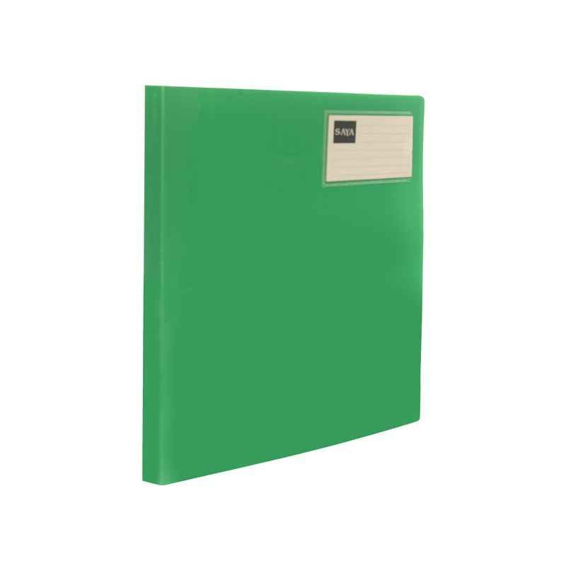 Saya Green Indexed Display Book Pockets 30, Dimensions: 245 x 20 x 310 mm (Pack of 2)