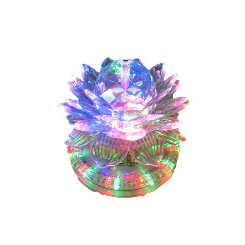 Superdeals 48 RGB Voice Activated Rotating Lotus Stage LED Light, SD337