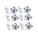 Smart Shophar 30mm Zinc Silver Queen Multipurpose Locks, 54216-MPLQ-SL30-P6 (Pack of 6)