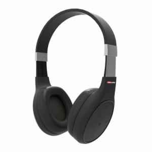 Portronics Muffs Plus Black Wireless Bluetooth Headphone with Aux Port, POR 762