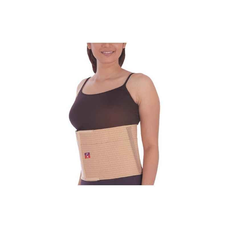 Flamingo 20cm Semi Elastic Abdominal Support Belt Binder, Size: M