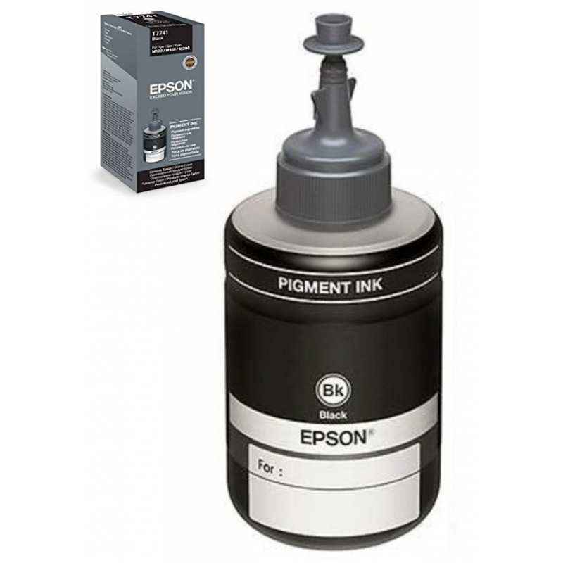 Epson Black Toner Pigment Ink Bottle, T7741