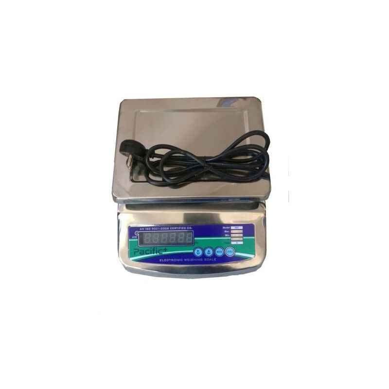 Pacific Double Display Counter Weighing Scale, Capacity: 30 kg