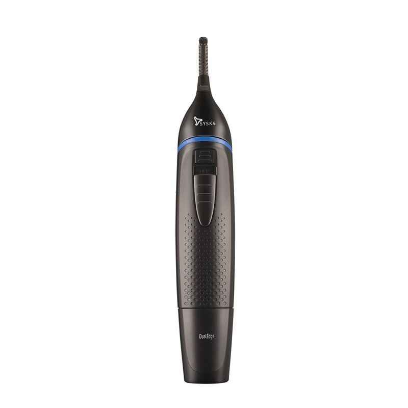 Buy Syska NT1000 Black Dual Edge Nose & Ear Hair Trimmer Online At Best  Price On Moglix