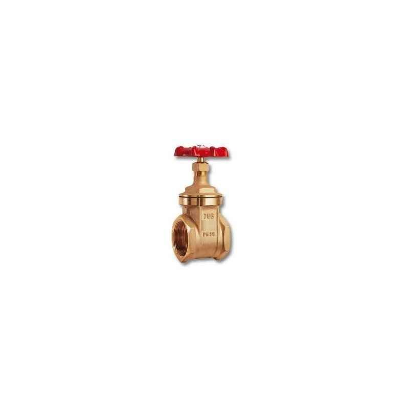 CIM 70B Brass Gate Valve PN-16 with SCD End, Size: 20 mm