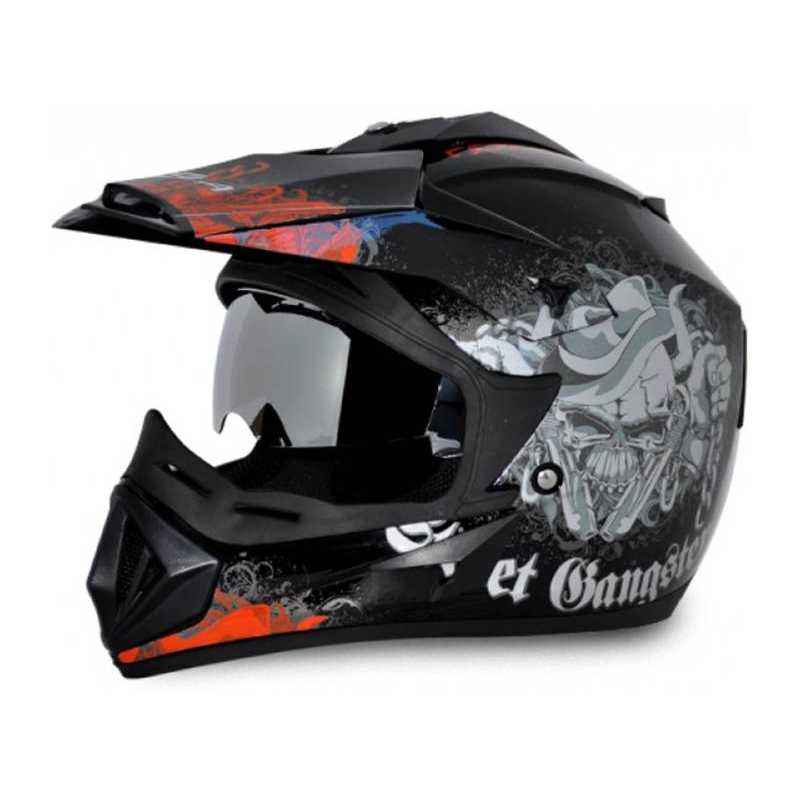 Black and best sale orange bike helmet