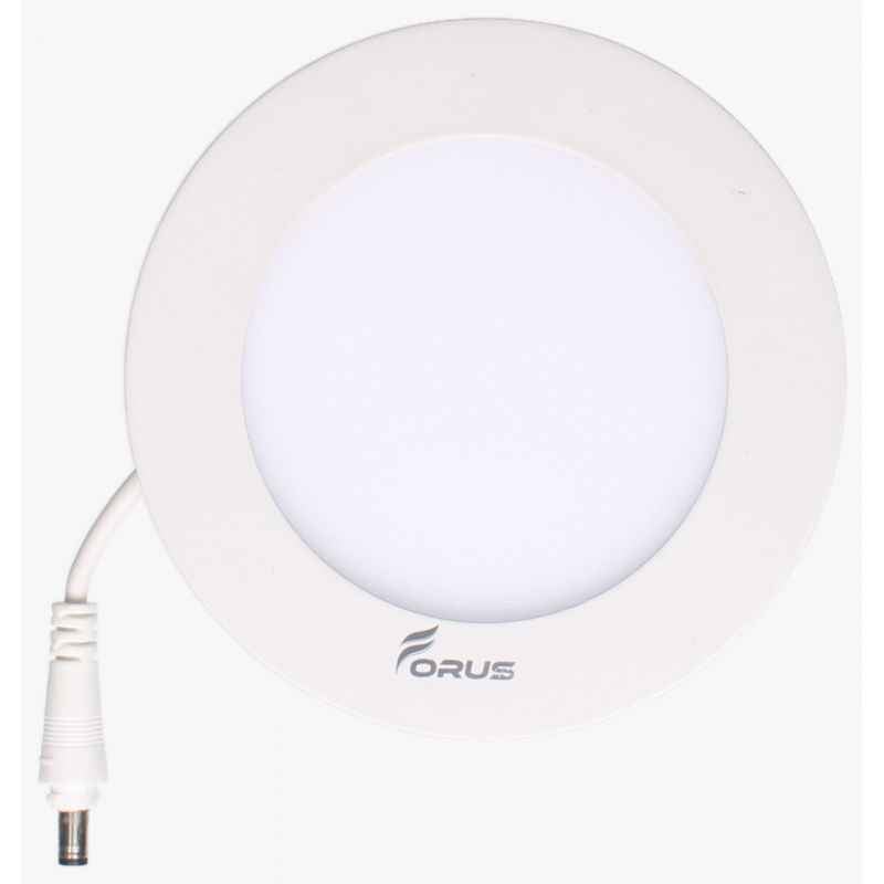 Forus 6W Cool White Round Slim LED Panel Light