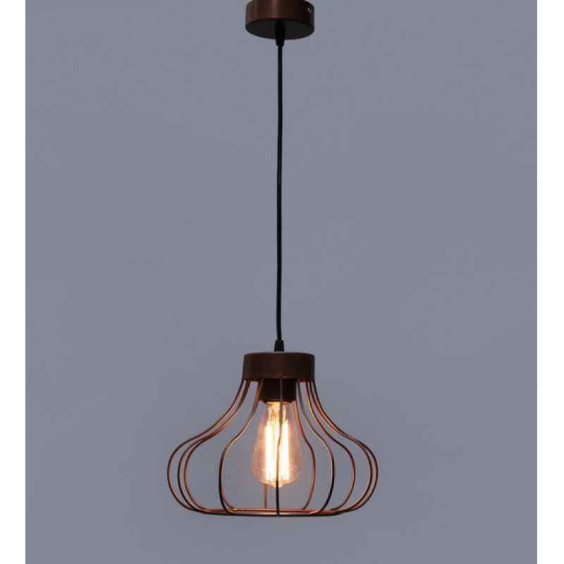 The Brighter Side Ibarra Copper Brown Pendant Light