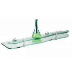 Kamal ACC-1194 18 inch Glass Straight Shelf Inspire