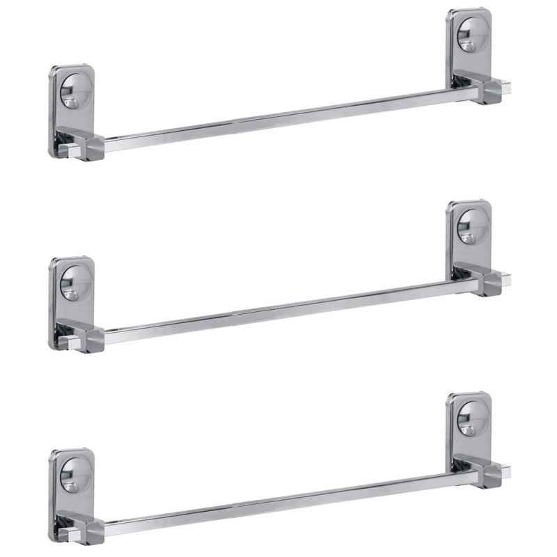 Abyss ABDY-1239 24 Inch Glossy Finish Stainless Steel Towel Rail (Pack of 3)