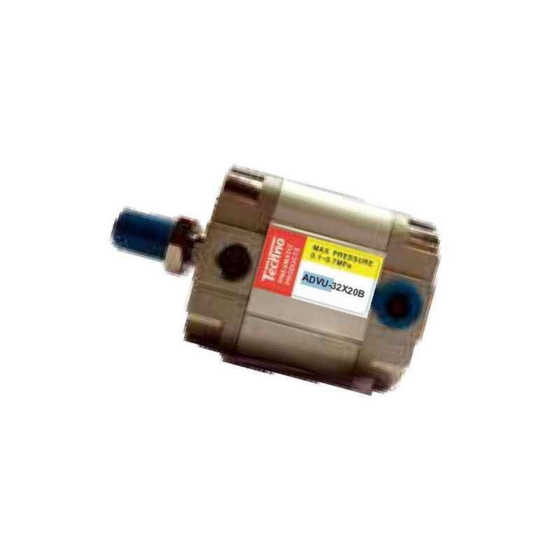 Techno 80x50mm ADVU Male-Female Magnetic Double Acting Cylinder