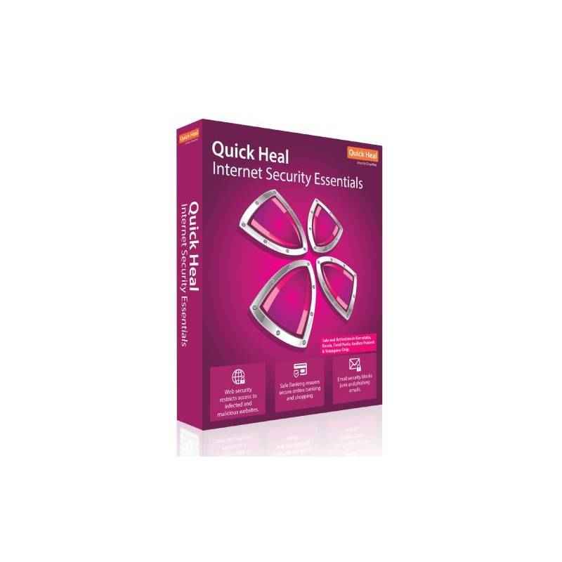 Quick Heal Internet Security Latest Version, 1 PC, 1 Year (DVD)