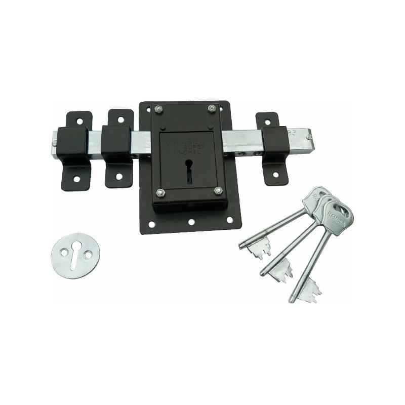 Ramson 10 Chal Brown Iron Door Lock with 3 Keys