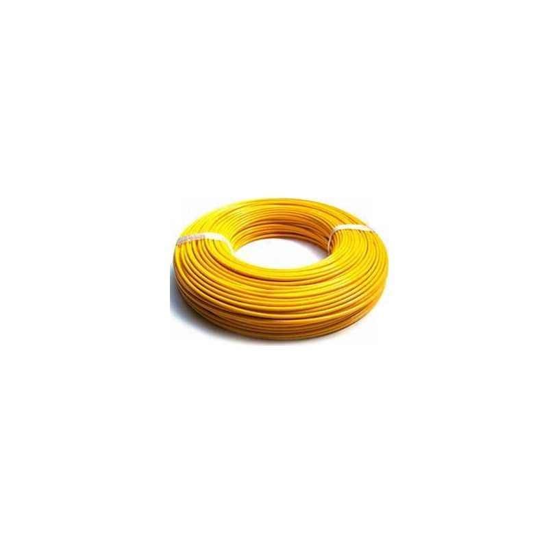 Credence 90m Regular FC Yellow Wire, Size: 2.5 sq mm