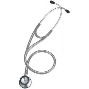 CardiacCheck 24 Inch Grey Satinless Steel Stethoscope, CADCHSTHOCR