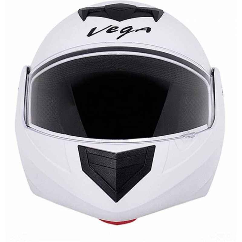 Vega Crux Motorbike White Full Face Helmet, Size (Large, 600 mm)