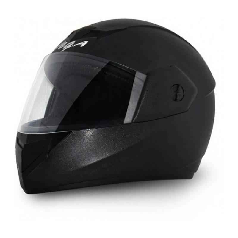 Vega Cliff Air Motorbike Black Full Face Helmet, Size (Medium, 580 mm)